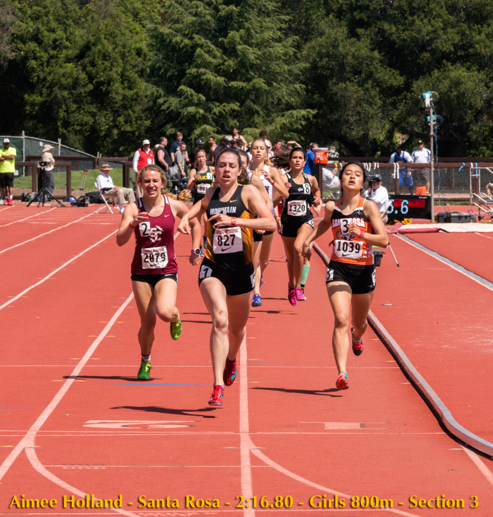 Athlete prepares for pole vault on a track with others watching.